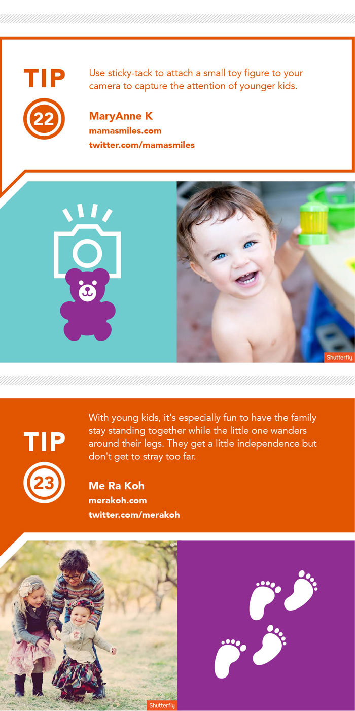 Kids Photography Tips Infographic by Shutterfly