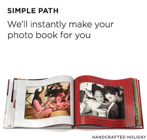 Let us create a photobook for you-instantly